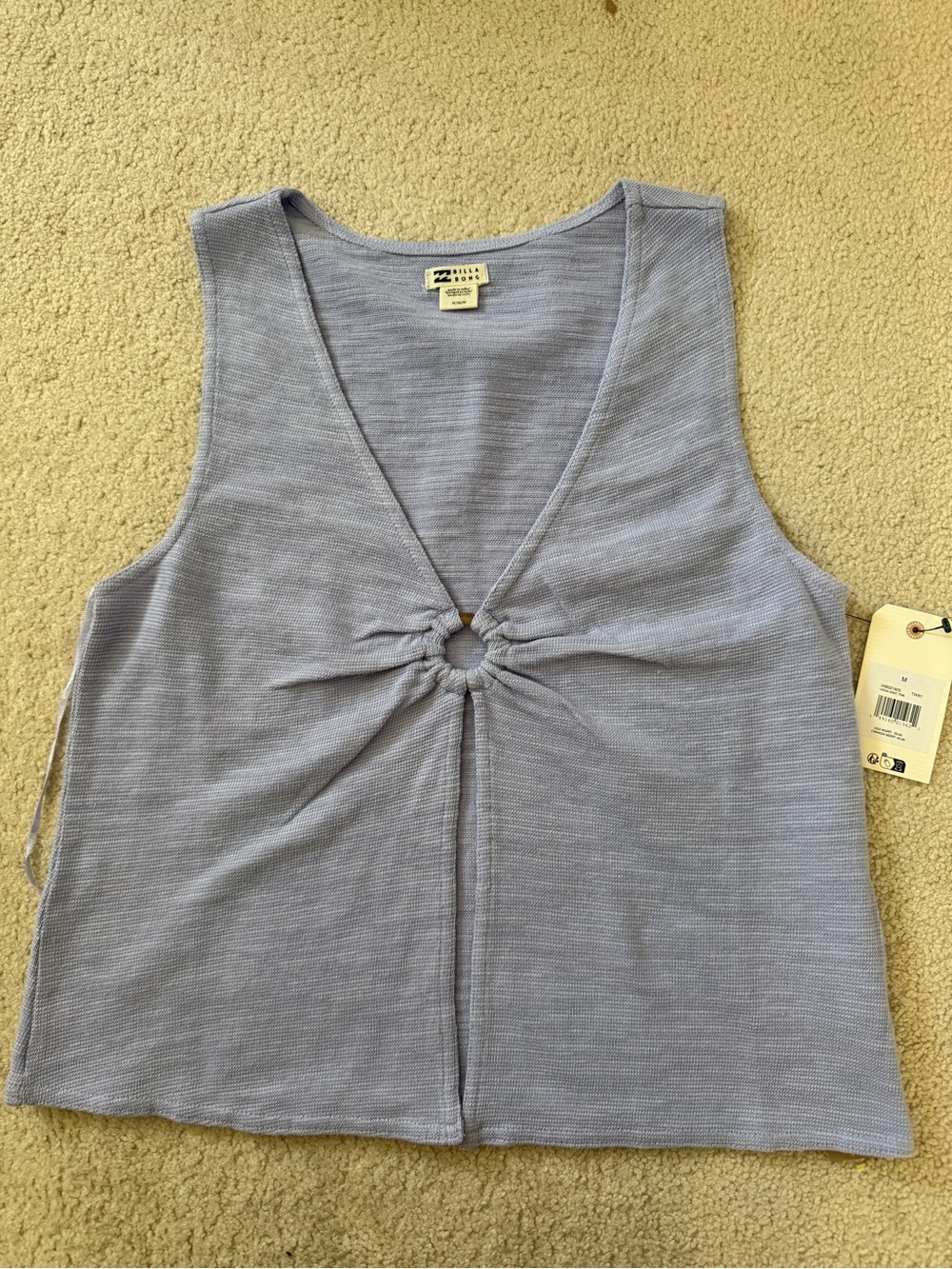 Billabong Lavender Ring-Front Tank Top - Women's